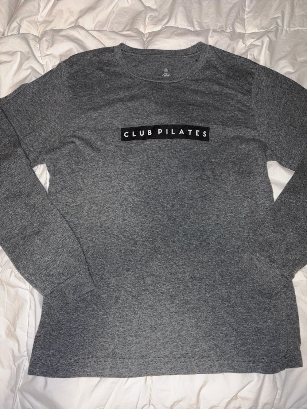 Club Pilates Women's Long Sleeve Top - Gray